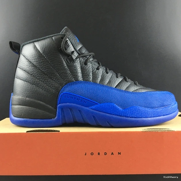 Kick Theory 4155 12 Jordan Premium Game Royal Retro 130690- Black 1027